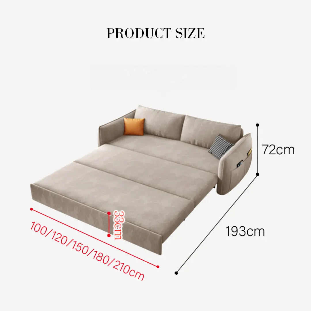 Fernandez Three Seater Sofa Bed With Storage, More Colours Luxepalace.co.uk