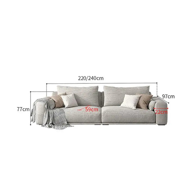 Frances Three Seater Corner, Four Seater Corner Sofa, Cotton Linen Luxepalace.co.uk