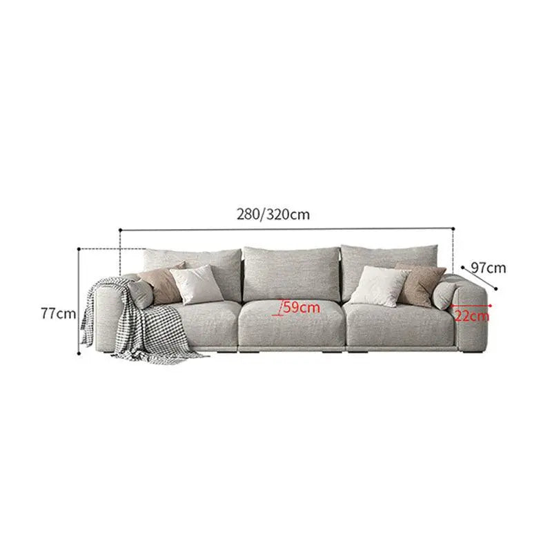 Frances Three Seater Corner, Four Seater Corner Sofa, Cotton Linen Luxepalace.co.uk