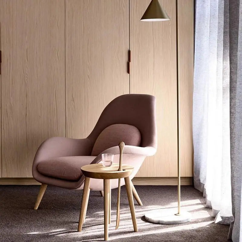 Fredericia Swoon Armchair And Footstool, Velvet Luxepalace.co.uk