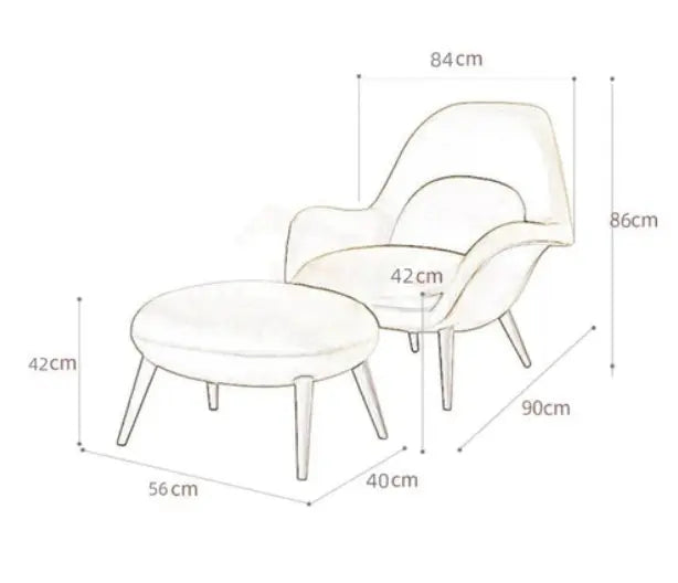 Fredericia Swoon Armchair And Footstool, Velvet Luxepalace.co.uk