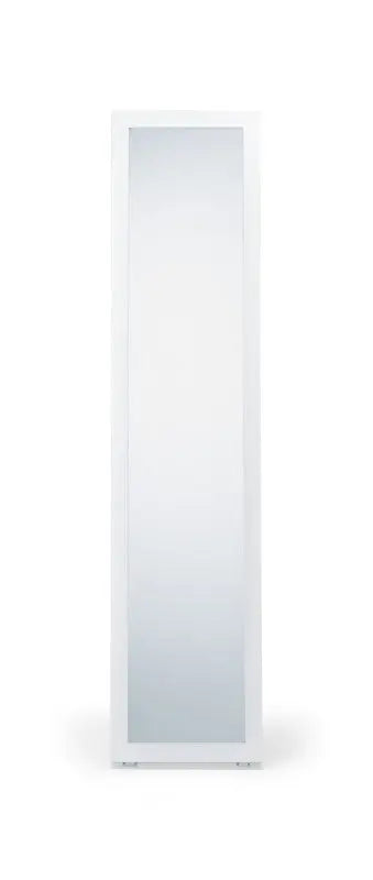 Fresco White Storage Mirror Luxepalace