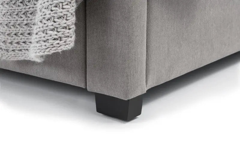 Fullerton 4 Drawer 150cm King Bed Grey Luxepalace
