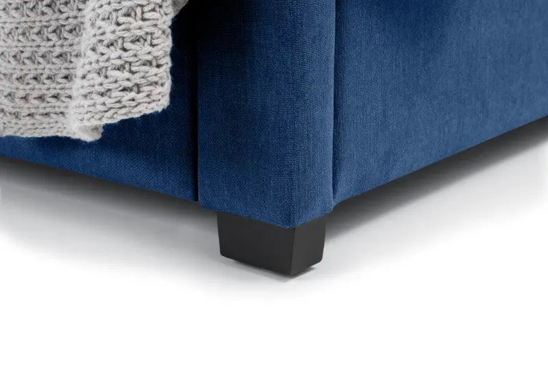 Fullerton 4 Drawer 180cm Superking Bed Blue Luxepalace