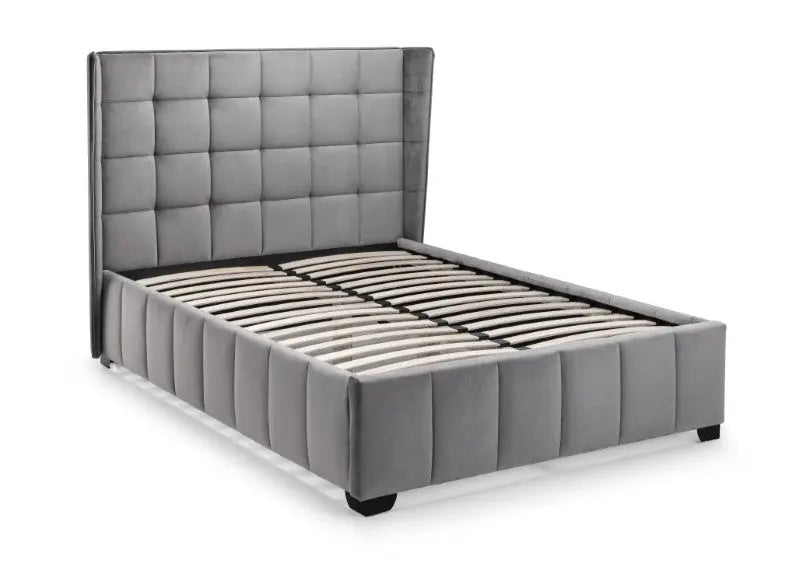 Gatsby 135cm Double Bed - Light Grey Luxepalace