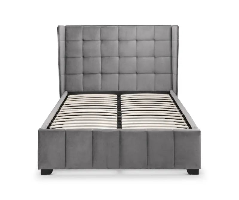Gatsby 135cm Double Bed - Light Grey Luxepalace