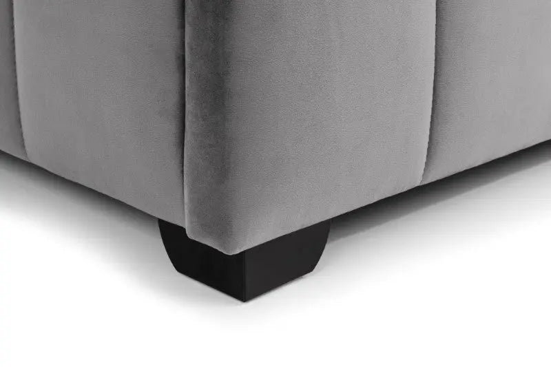 Gatsby 135cm Double Bed - Light Grey Luxepalace