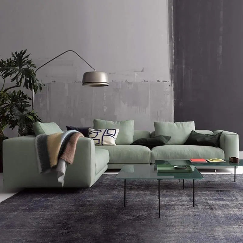 Goswell Two Seater, Three Seater Corner Sofa, Green Luxepalace.co.uk