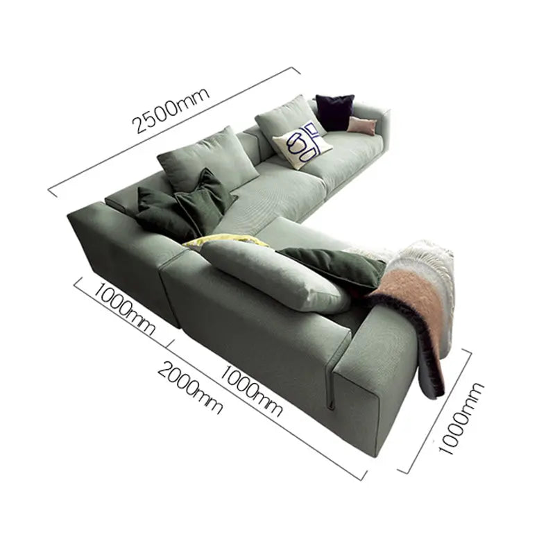 Goswell Two Seater, Three Seater Corner Sofa, Green Luxepalace.co.uk