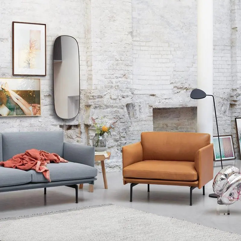 H81 Hamilton Two Seater / Three Seater Sofa, Italian Genuine Leather Luxepalace.co.uk