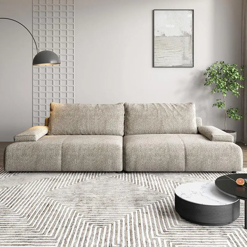 Hank L10 Four Seater Sofa, Linen Luxepalace.co.uk