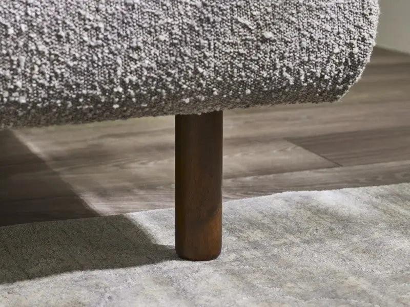 Hannah King Bed 150Cm - Grey Boucle Luxepalace