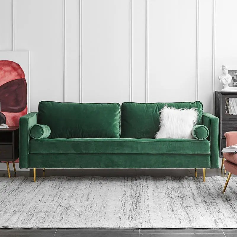 Hanoi Three Seater Sofa, Velvet Luxepalace.co.uk