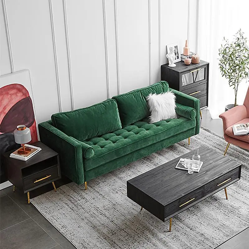 Hanoi Three Seater Sofa, Velvet Luxepalace.co.uk