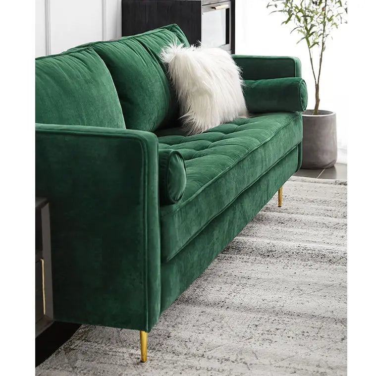 Hanoi Three Seater Sofa, Velvet Luxepalace.co.uk