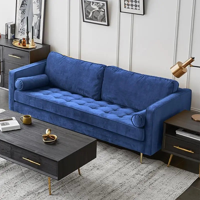 Hanoi Three Seater Sofa, Velvet Luxepalace.co.uk