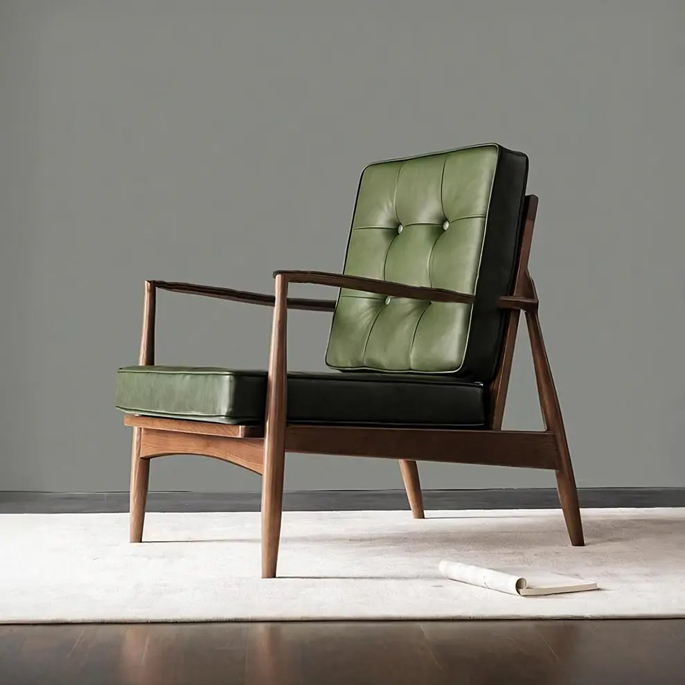 Hans CH32 Green Armchair, Solid Wood Luxepalace.co.uk