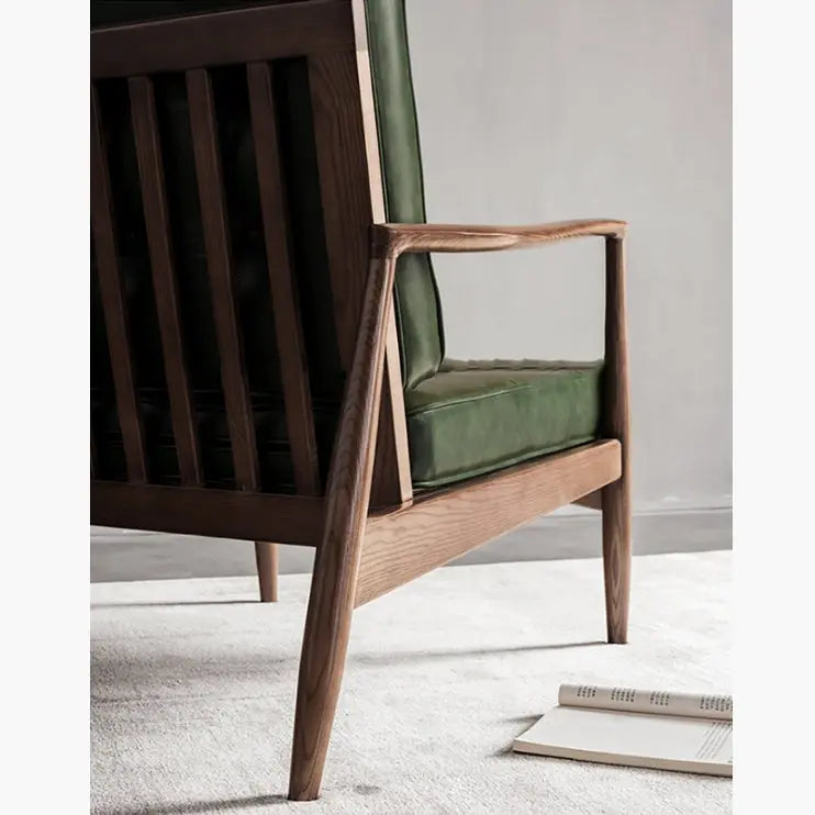Hans CH32 Green Armchair, Solid Wood Luxepalace.co.uk