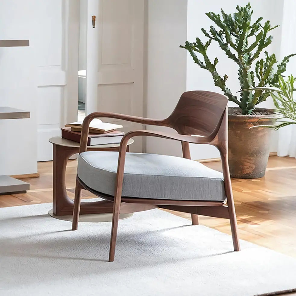 Hans Wegner Inspired Armchair, Dark Oak Luxepalace.co.uk