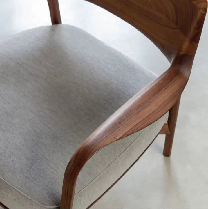 Hans Wegner Inspired Armchair, Dark Oak Luxepalace.co.uk