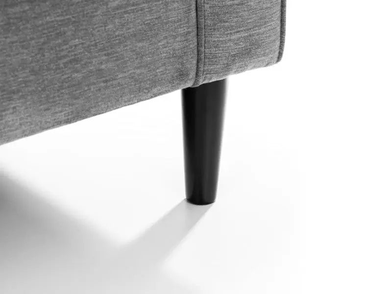Hayward 2 Seater - Grey Chenille Fabric Luxepalace