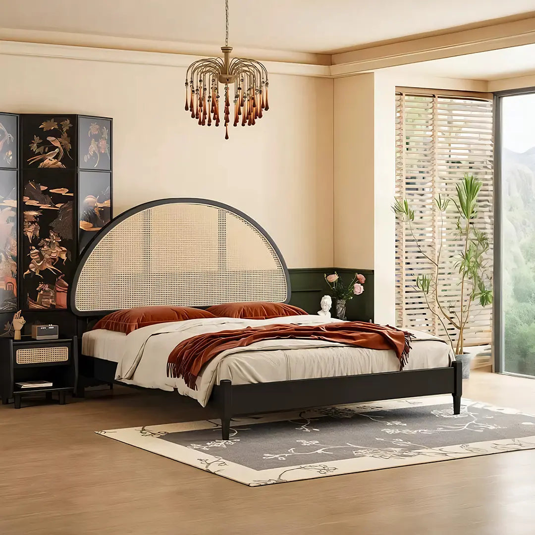 Heather King Size / Super King Size Bed, Rattan Luxepalace.co.uk
