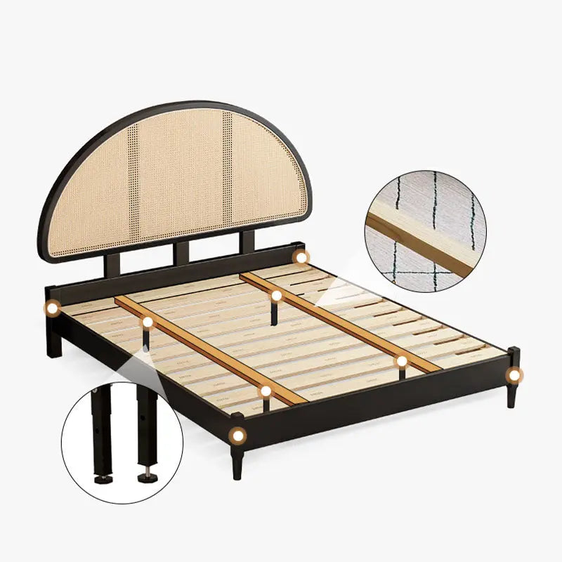 Heather King Size / Super King Size Bed, Rattan Luxepalace.co.uk