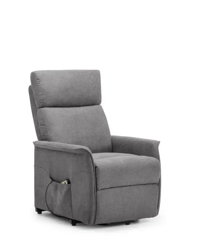 Helena Rise & Recline Chair - Charcoal Fabric Luxepalace