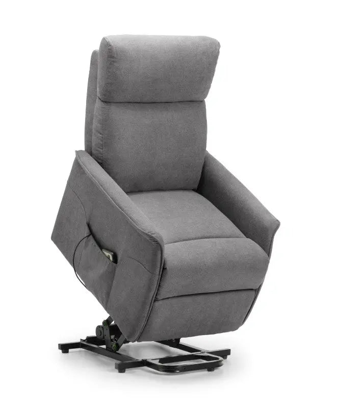 Helena Rise & Recline Chair - Charcoal Fabric Luxepalace