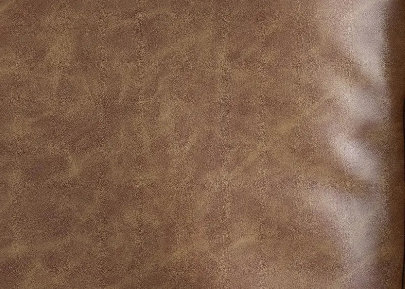 Henley 2 Seater Sofa Brown Faux Leather Luxepalace