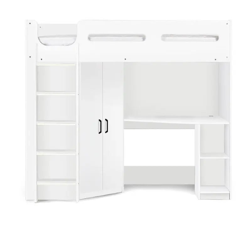 Hercules High Sleeper - All White Luxepalace