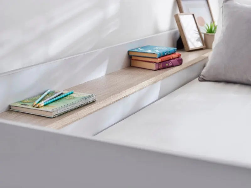 Horizon Bunk Bed - Pale Wood And White Luxepalace