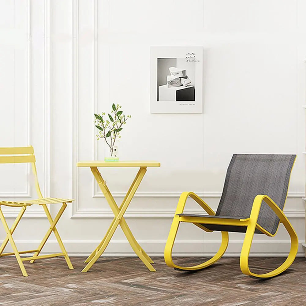 IP023 Modern Rocking Chair, Indoor/ Outdoor Furniture Luxepalace.co.uk