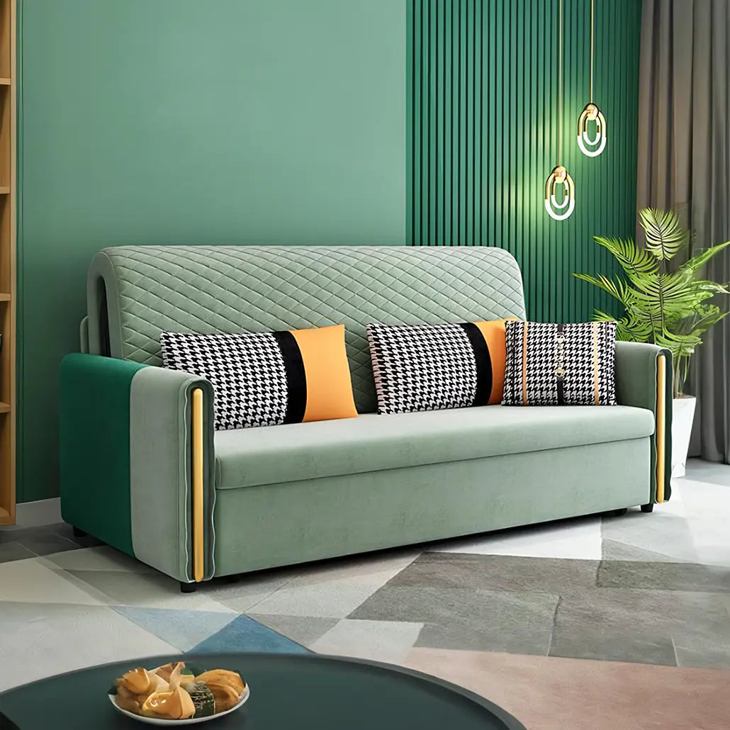 Imelde Two Seater Sofa Bed, Linen Luxepalace.co.uk