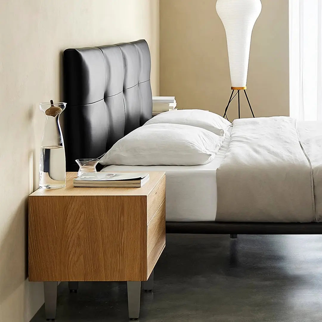 Ines Floating Bed, King Size, Super King Size Bed, Real Leather Luxepalace.co.uk