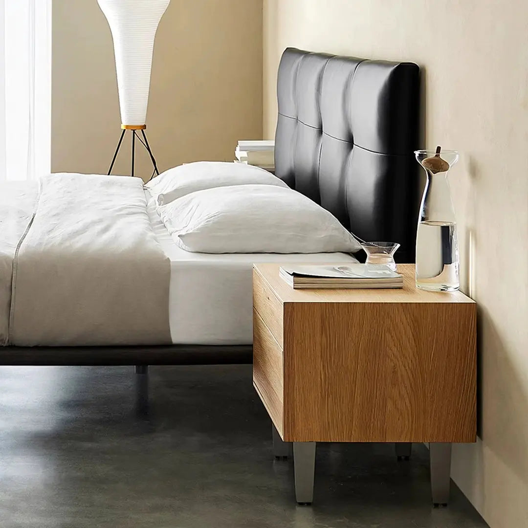 Ines Floating Bed, King Size, Super King Size Bed, Real Leather Luxepalace.co.uk
