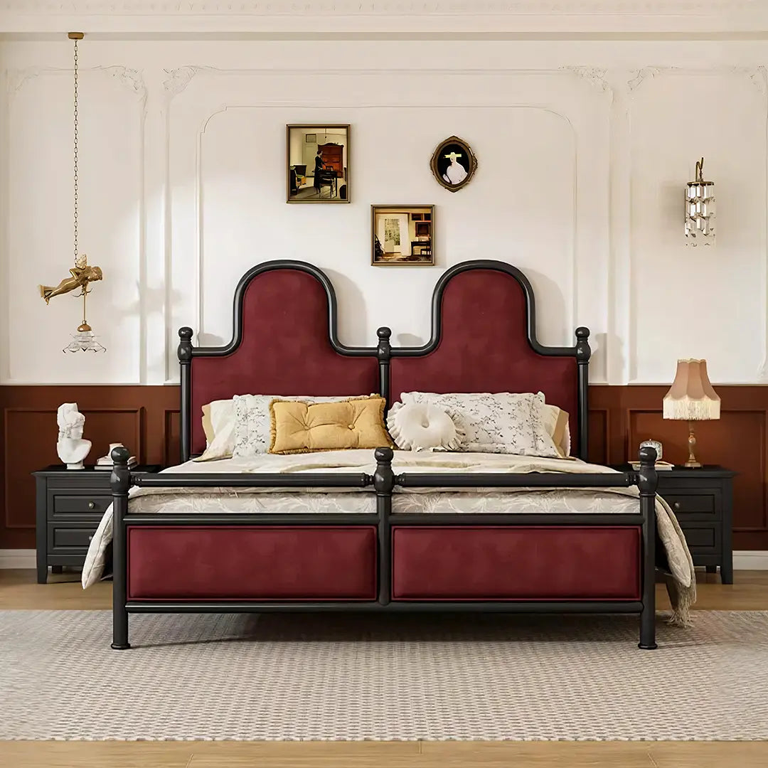 Ingrid King Size /Super King Size Bed, Velvet Luxepalace.co.uk