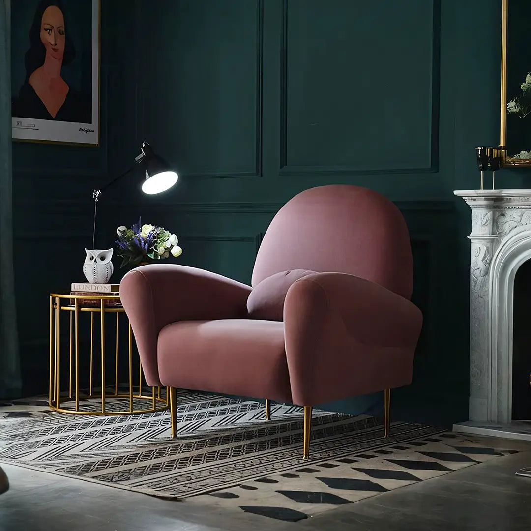 Isabella Armchair, Velvet Luxepalace.co.uk