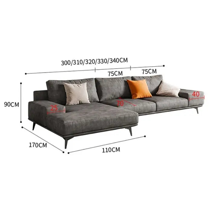 Jarrod Three Seater, Four Seater, Five Seater Corner Sofa Luxepalace.co.uk