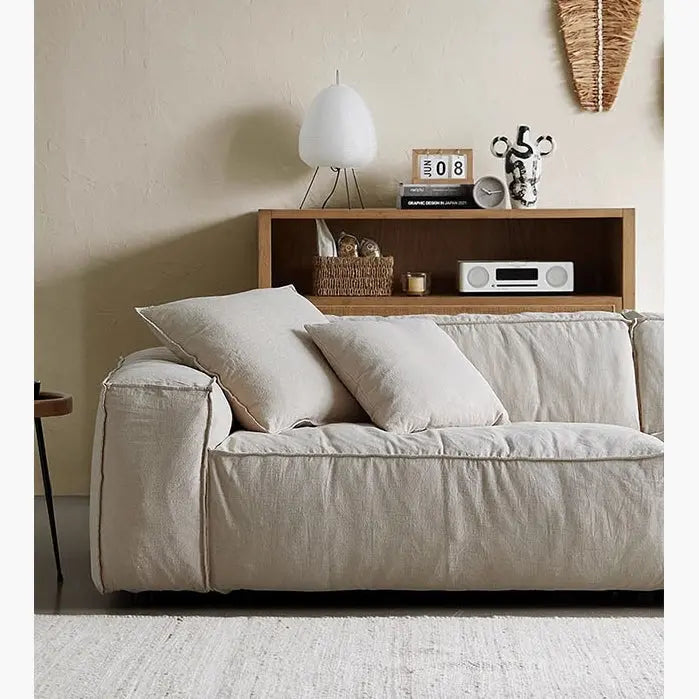 Jerome Three Seater Sofa, Cotton Linen Luxepalace.co.uk