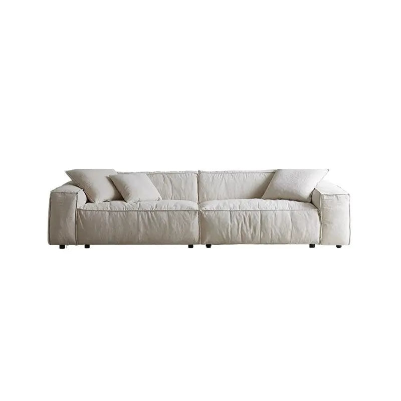 Jerome Three Seater Sofa, Cotton Linen Luxepalace.co.uk
