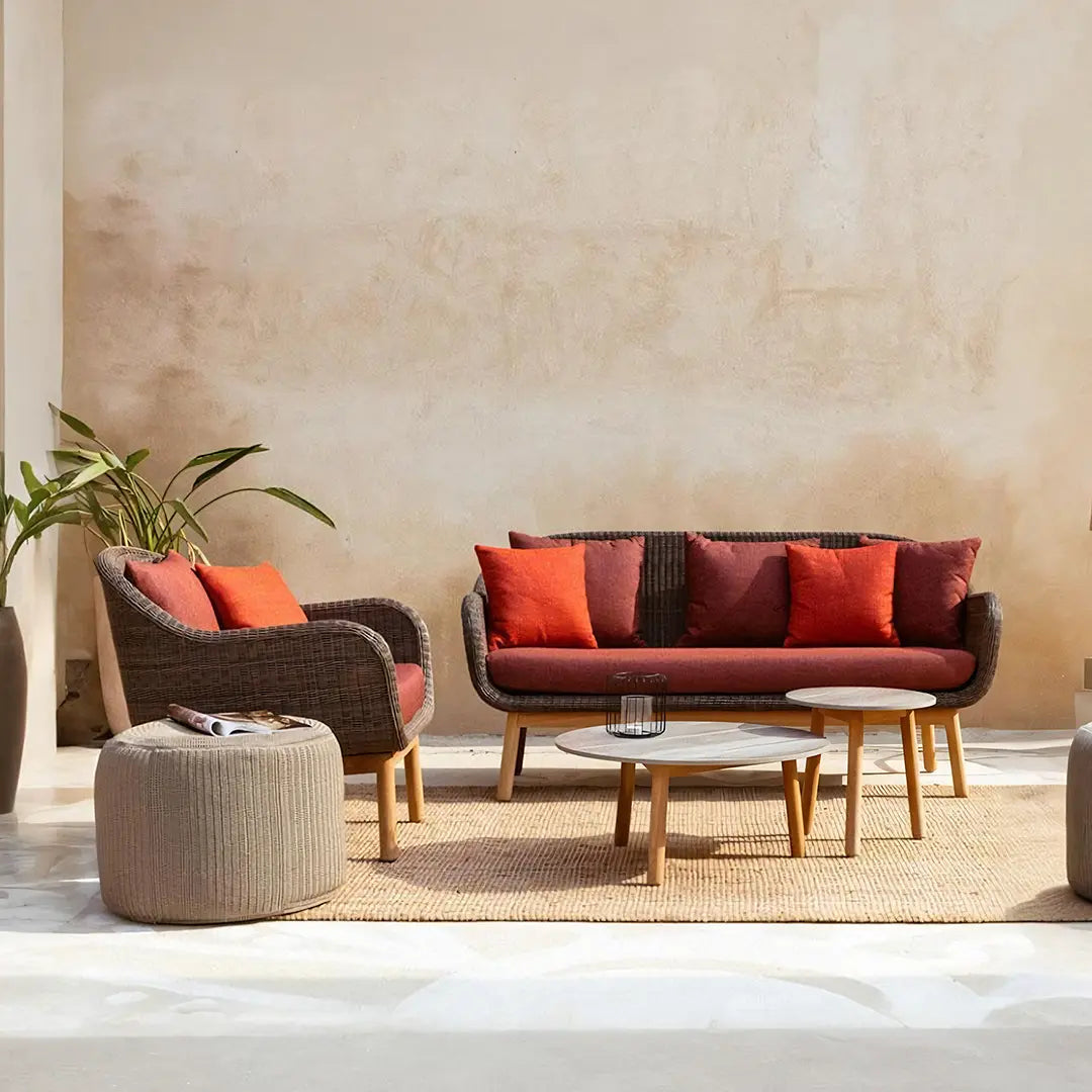 Julii Rattan Armchair, Two Seater Sofa, Outdoor Furniture Luxepalace.co.uk
