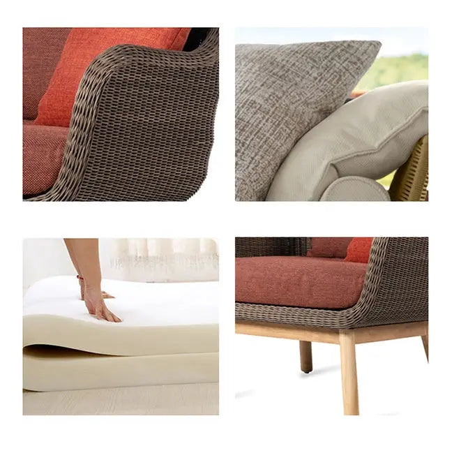 Julii Rattan Armchair, Two Seater Sofa, Outdoor Furniture Luxepalace.co.uk