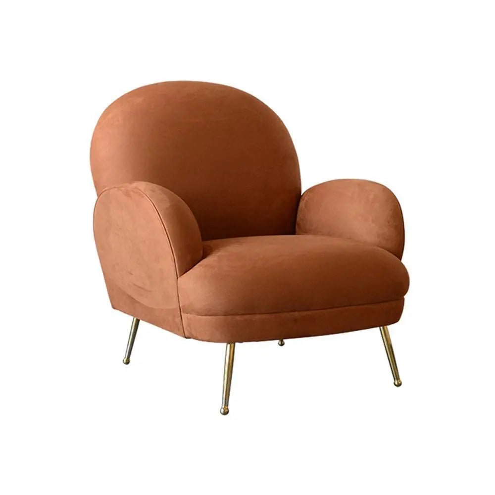 Juno Armchair, Brown Velvet Luxepalace.co.uk