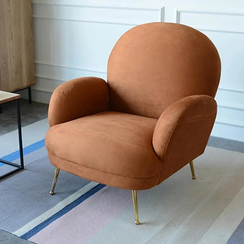 Juno Armchair, Brown Velvet Luxepalace.co.uk
