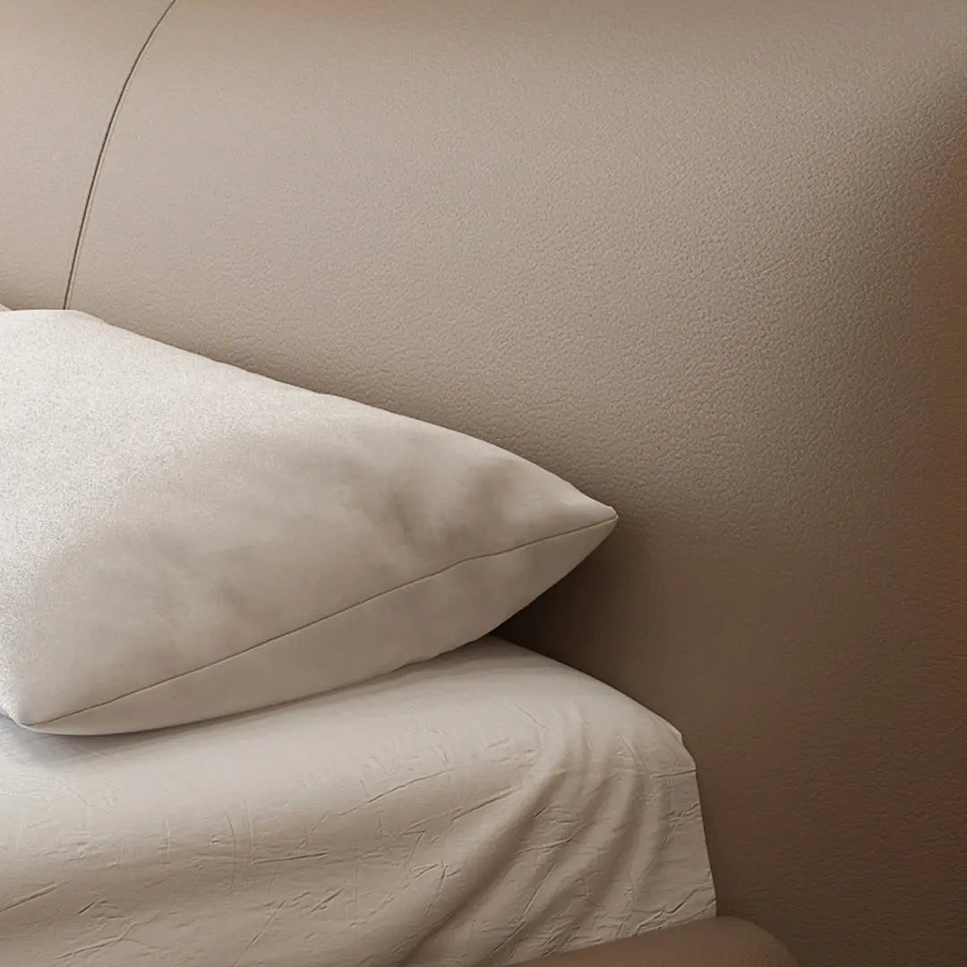 Kai King Size Bed With Storage, Super King Size With Storage, Real Leather Luxepalace.co.uk