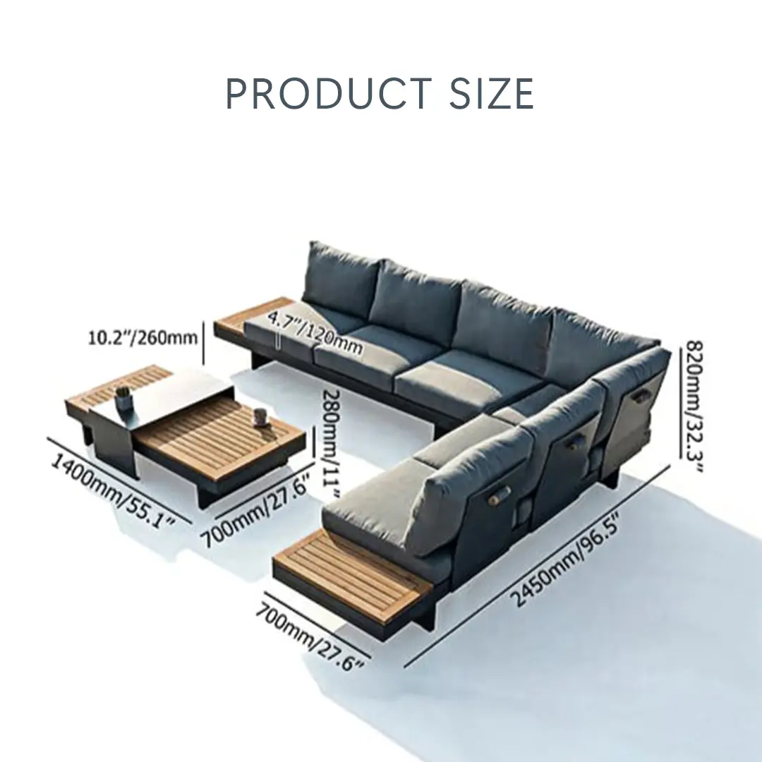 Katerina Outdoor Corner Sofa Set Luxepalace.co.uk