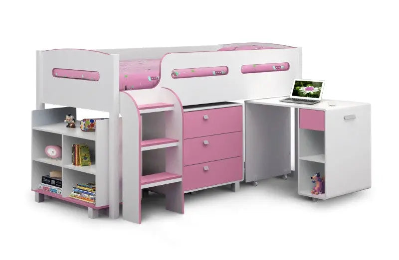 Kimbo Pink Cabin Bed Luxepalace