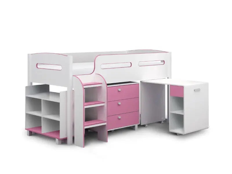 Kimbo Pink Cabin Bed Luxepalace