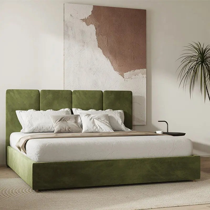 Laura King Size Bed, Velvet Luxepalace.co.uk